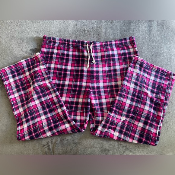 Plaid Pink Pajama Pants - Picture 1 of 2